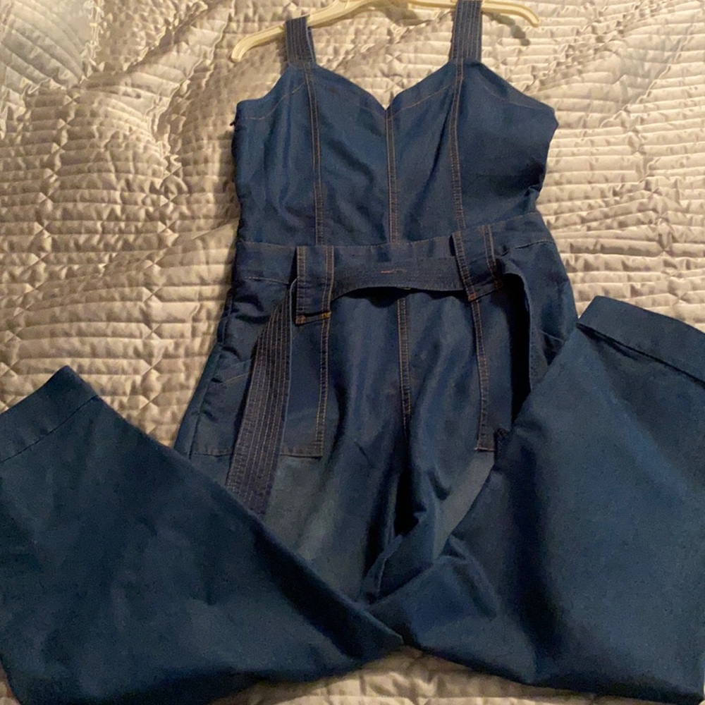 Brand new jean jumpsuit never wore.